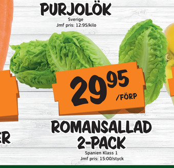 Bazaar Food market Romansallad 2-pack erbjuda