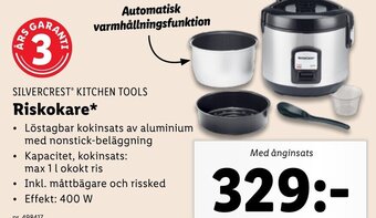 Lidl SILVERCREST KITCHEN TOOLS Riskokare erbjuda