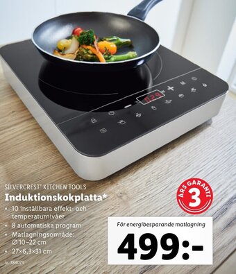 Lidl SILVERCREST KITCHEN TOOLS Induktionskokplatta erbjuda