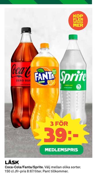 Coop Läsk erbjuda
