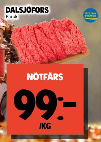 MatArket Nötfärs erbjuda