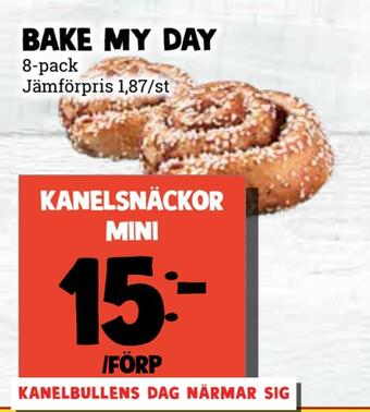 MatArket Kanelsnäckor mini erbjuda