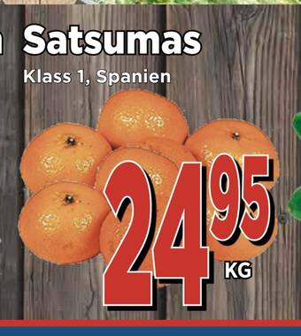 Supergrossen Satsumas erbjuda
