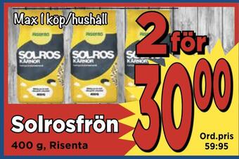 Supergrossen Solrosfrön erbjuda
