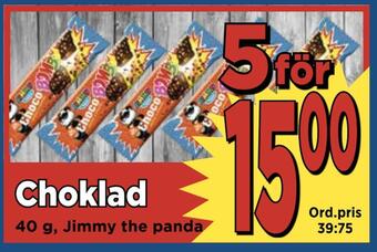 Supergrossen Choklad erbjuda