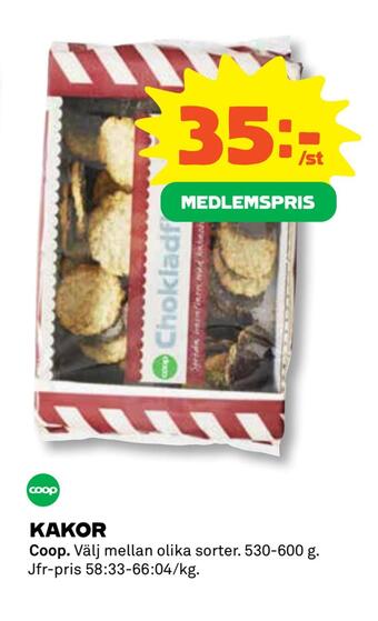 Coop Kakor erbjuda