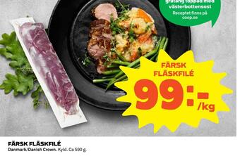 Coop Färsk fläskfilé erbjuda