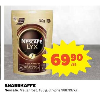 Coop Snabbkaffe erbjuda