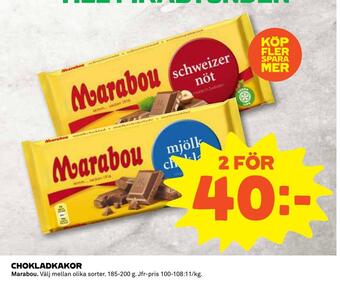 Coop Chokladkakor erbjuda