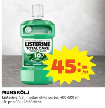 Coop Munskölj erbjuda