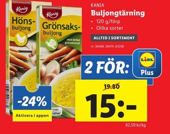 Lidl KANIA Buljongtärning erbjuda
