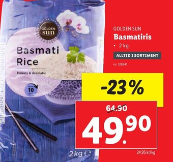 Lidl GOLDEN SUN Basmatiris erbjuda