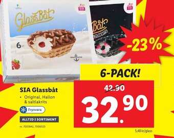 Lidl SIA Glassbåt erbjuda