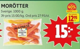 ICA Kvantum MORÖTTER erbjuda
