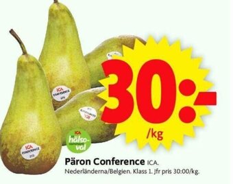 ICA Supermarket Päron Conference ICA. erbjuda