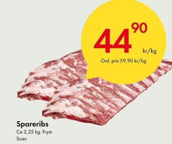 Snabbgross Spareribs erbjuda