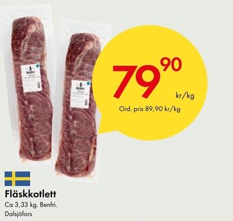 Snabbgross Fläskkotlett erbjuda