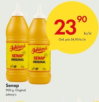 Snabbgross Senap 900 g. Original. Johnny's erbjuda