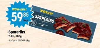 Eurocash Spareribs Tulip, 500g erbjuda