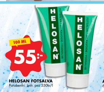 ÖoB Helosan fotsalva erbjuda