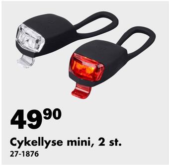 Biltema Cykellyse mini, 2 st erbjuda