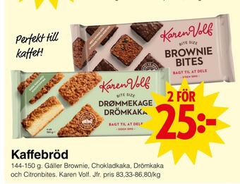 Matöppet Kaffebröd erbjuda