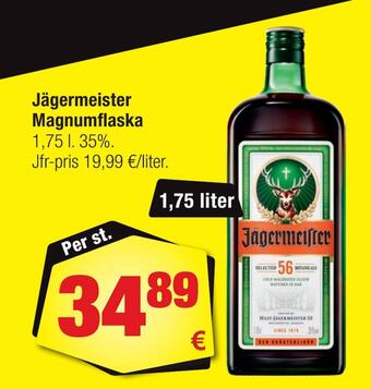 Calle Jägermeister magnumflaska erbjuda
