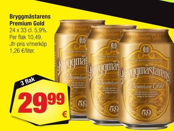 Calle Bryggmästarens premium gold erbjuda