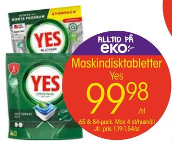 EKO Maskindisktabletter erbjuda