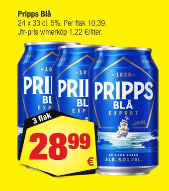 Calle Pripps blå erbjuda