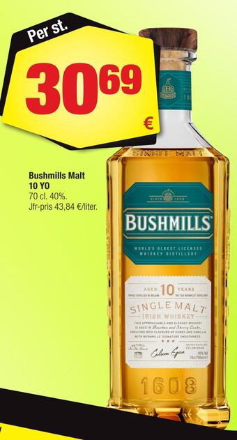 Calle Bushmills malt 10 yo erbjuda