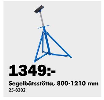 Biltema Segelbåtsstötta, 800-1210 mm erbjuda