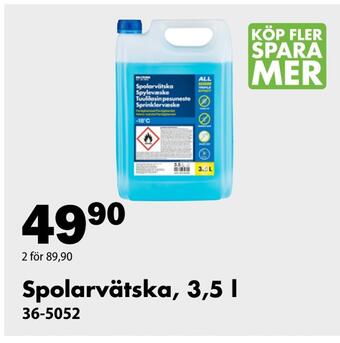 Biltema Spolarvätska, 3,5 l erbjuda