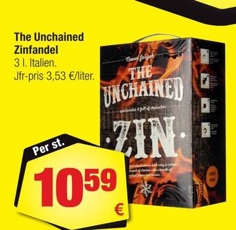 Calle The unchained zinfandel erbjuda