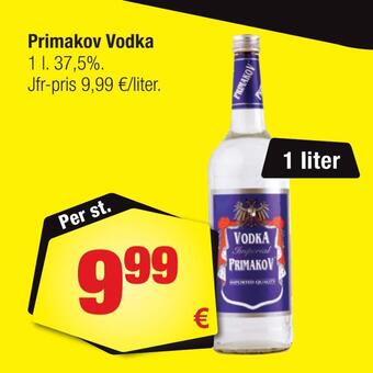 Calle Primakov vodka erbjuda