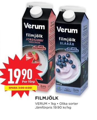 Willys Filmjölk erbjuda