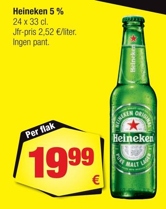 Calle Heineken 5 % erbjuda