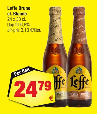 Calle Leffe brune el. blonde erbjuda