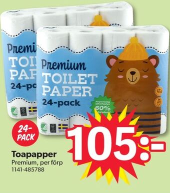 DollarStore Premium toalettpapper erbjuda