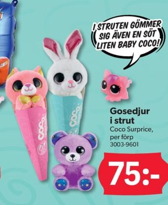 DollarStore Coco cones kramdjur erbjuda