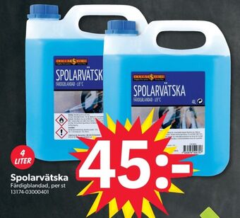 DollarStore Dollarstore spolarvätska erbjuda