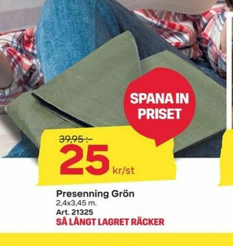 Byggmax Presenning erbjuda
