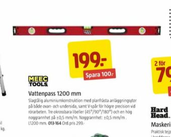 Jula Meec Tools Vattenpass erbjuda