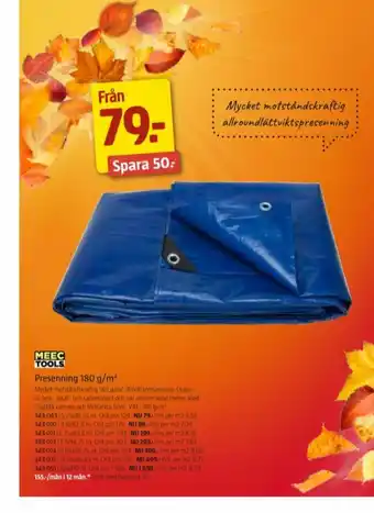 Jula Meec Tools Presenning erbjuda