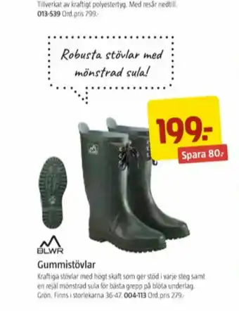Jula Bluewear Gummistövlar erbjuda