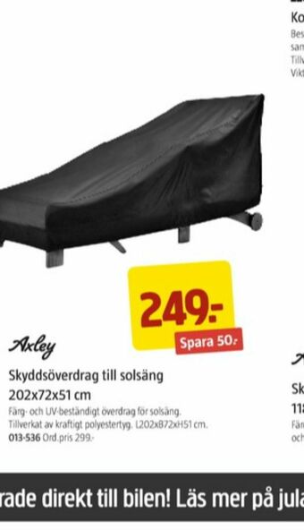 Jula Axley Överdrag erbjuda