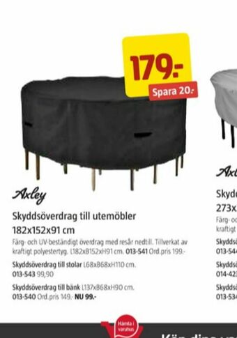 Jula Axley Överdrag erbjuda
