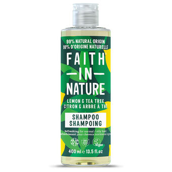 Faith in nature shampoo lemon & tea tree 400 ml