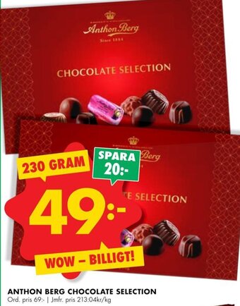 ANTHON BERG CHOCOLATE SELECTION