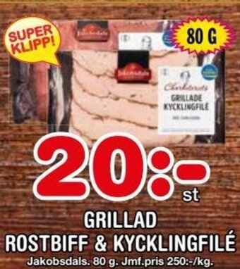 Nya Pulsen GRILLAD ROSTBIFF & KYCKLINGFILÉ erbjuda